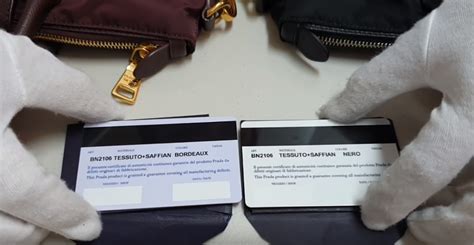 prada authenticity card check|Prada real or fake.